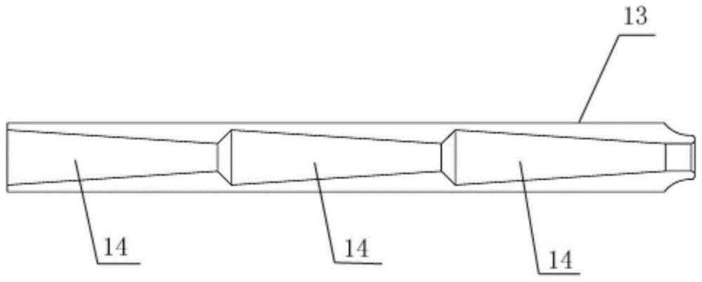 Connecting hardware assembly and connecting method for composite material core high-voltage aluminum stranded wire