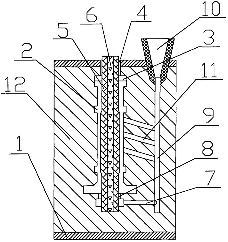 Water turbine sleeve casting mould assembling box