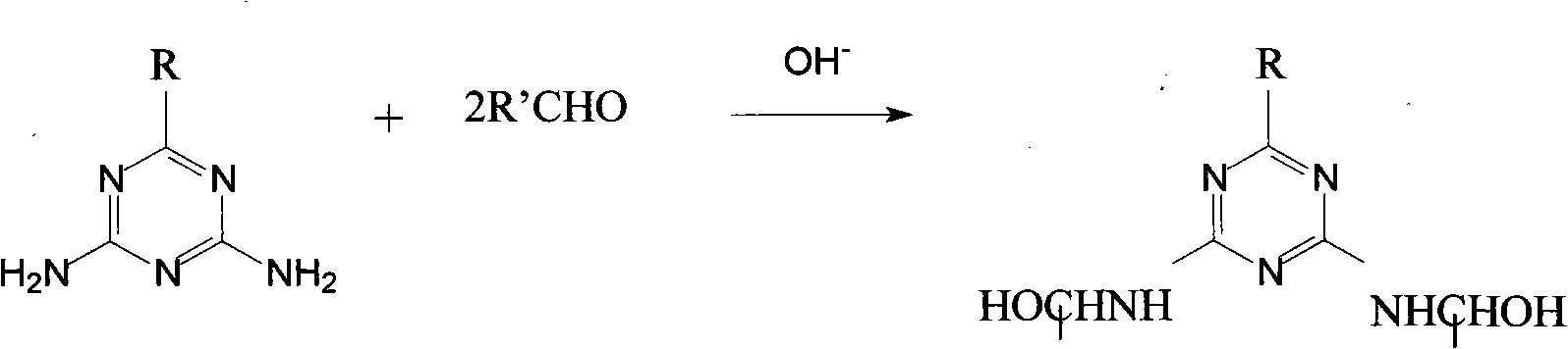 Synthetic method of nitrogen-containing flame-retardant phenolic resin