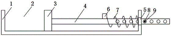 Slide with thin bottom sample slot