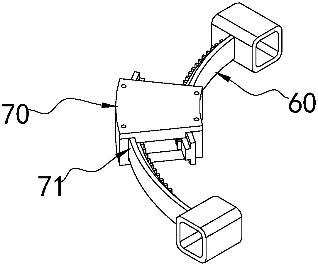 Anti-impact elevator car ceiling guardrail