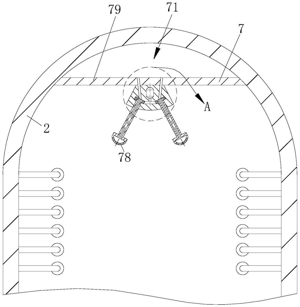 Disinfection device for gynecological operation instruments