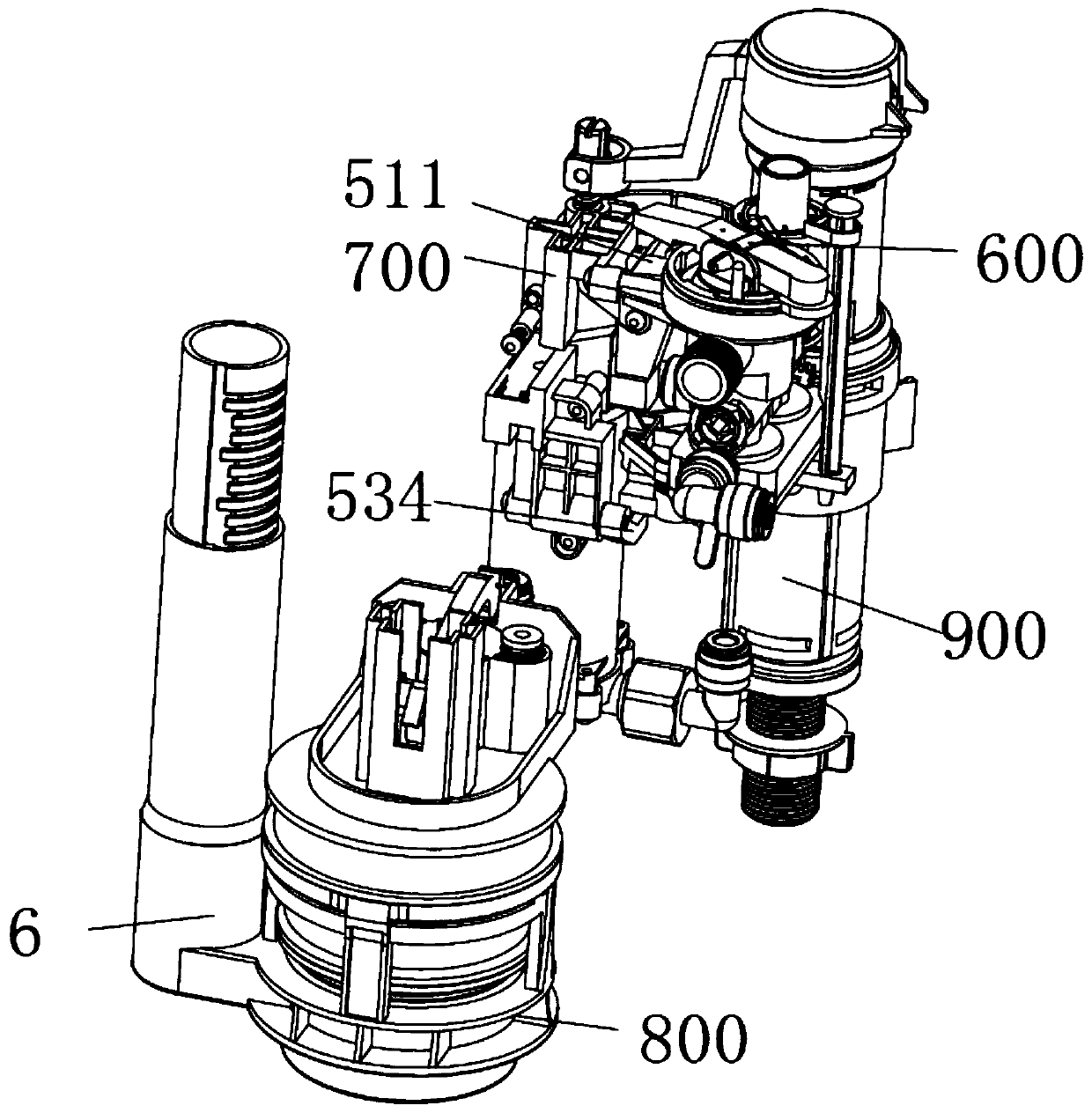 Closestool flushing accessory