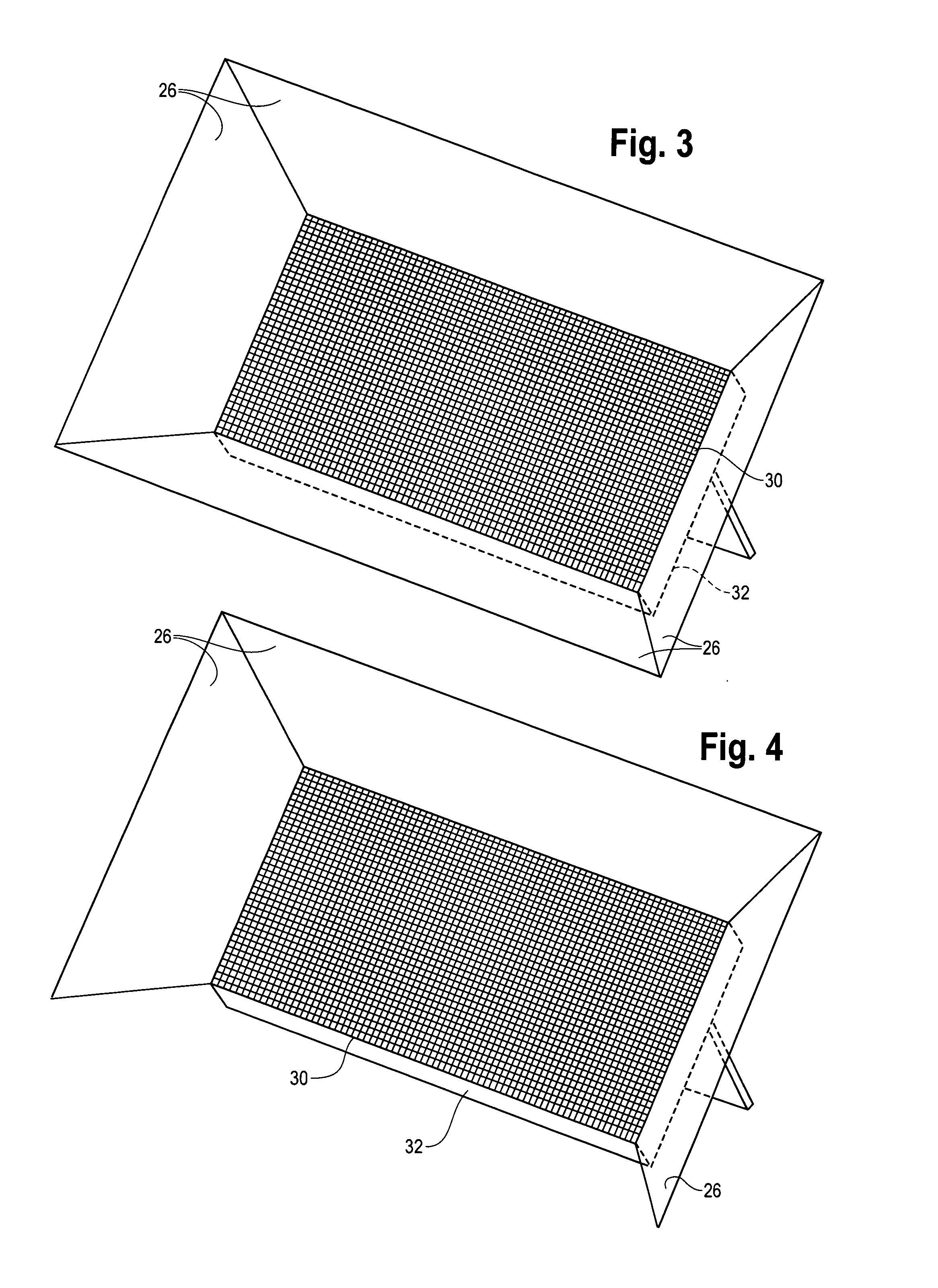 Method and apparatus for arranging multiple flat reflector facets around a solar cell or solar panel