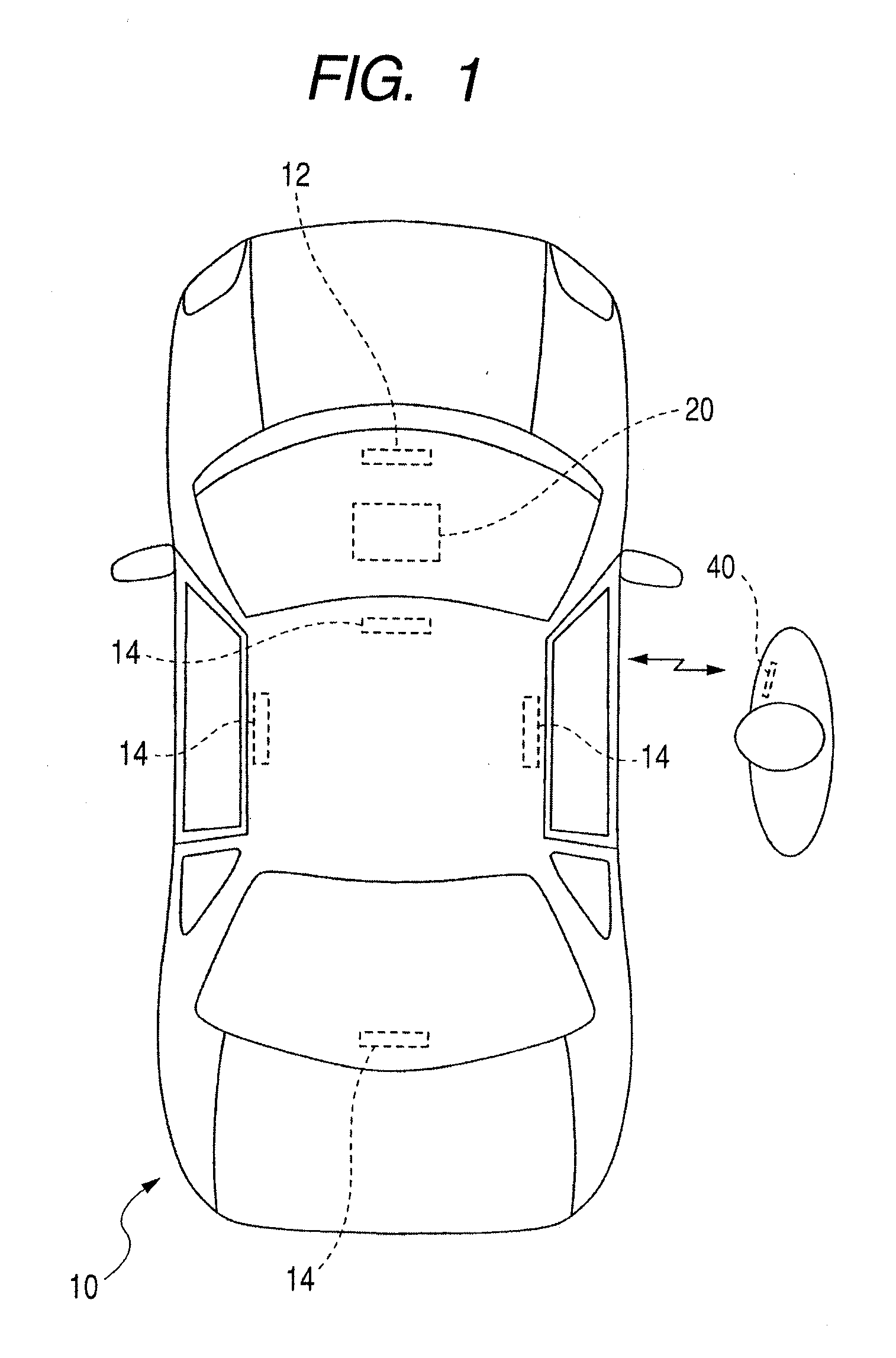 Keyless entry device of vehicle