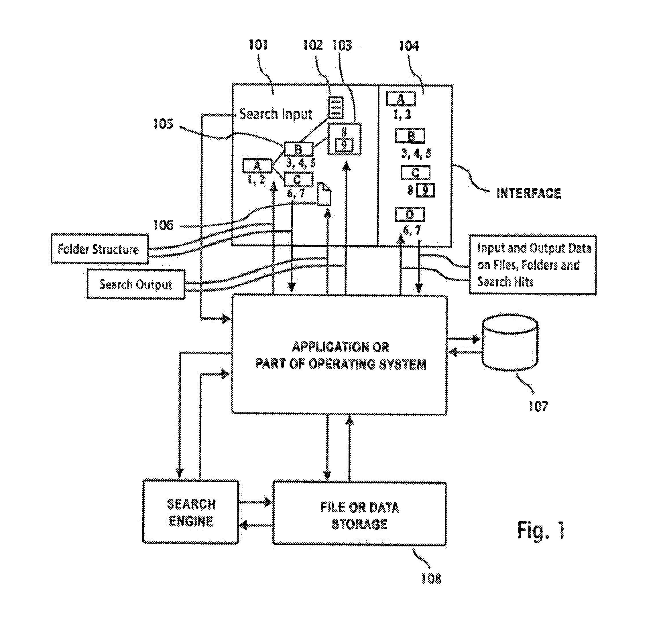 Method and device for handling data containers