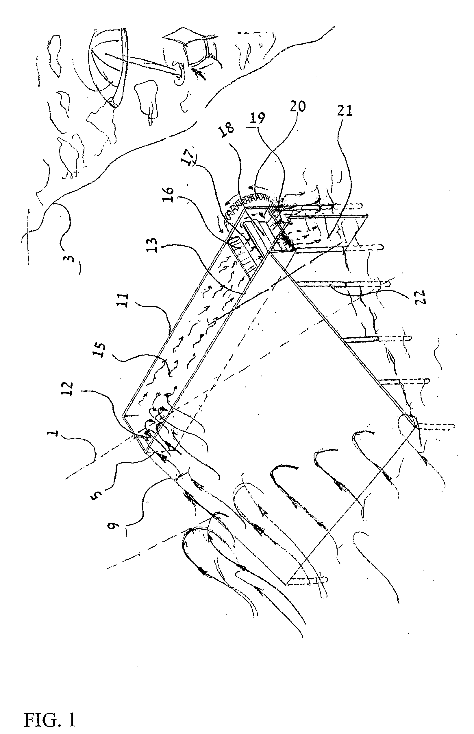 System for generating energy from sea waves