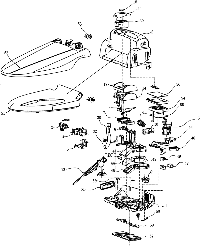 Intelligent toilet lid with atomizing and fumigating functions