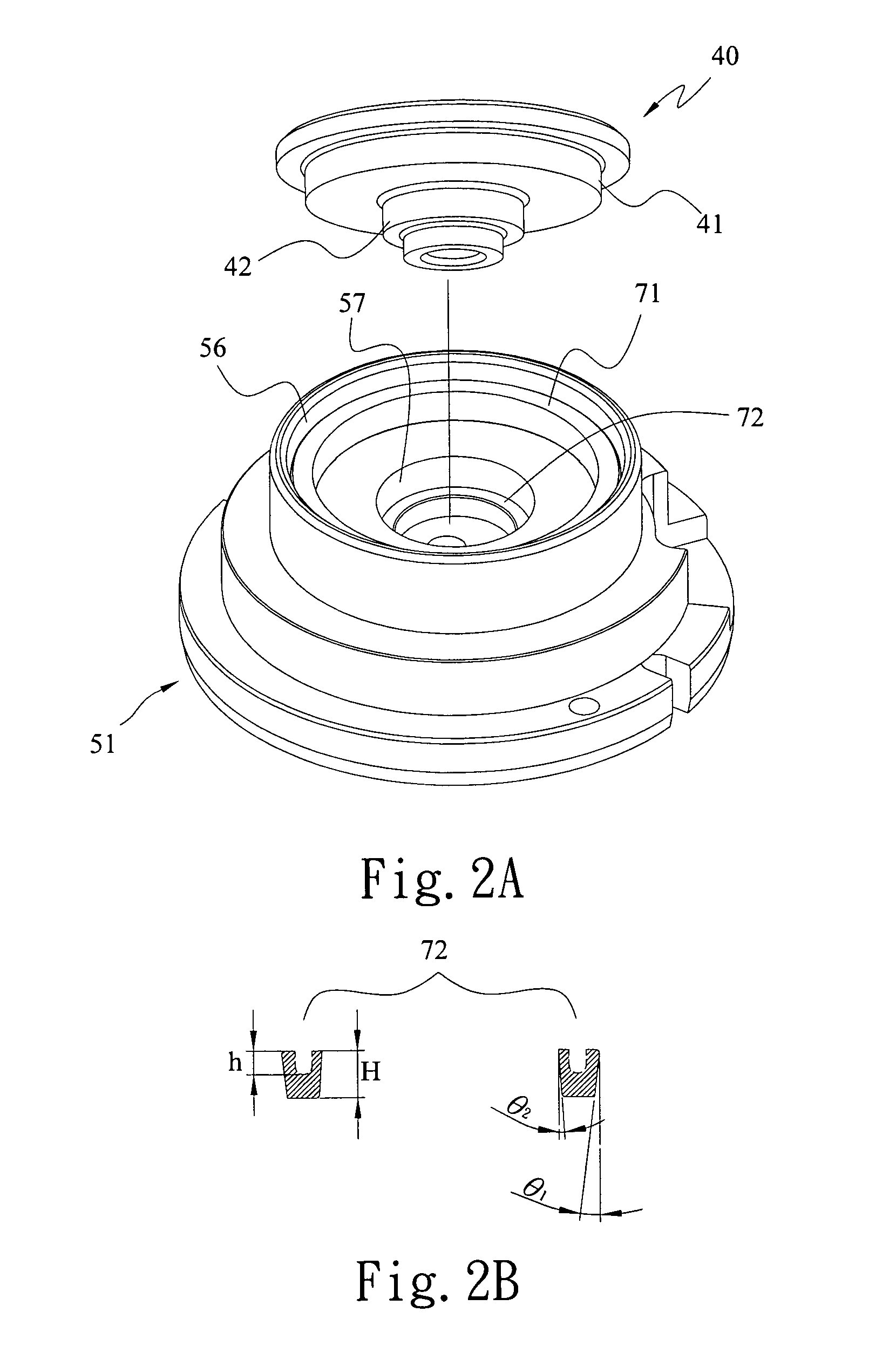 Scroll type compressor with an enhanced sealing arrangement