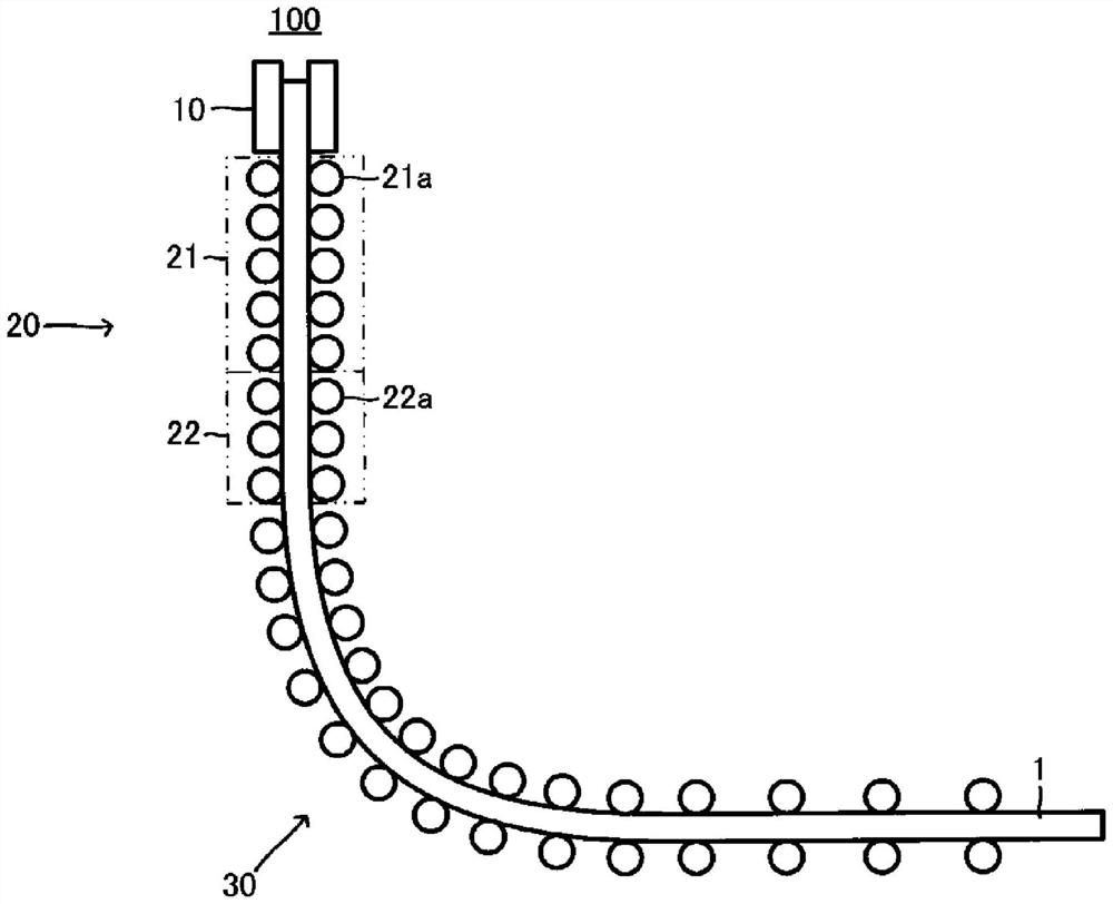 Continuous casting method for steel