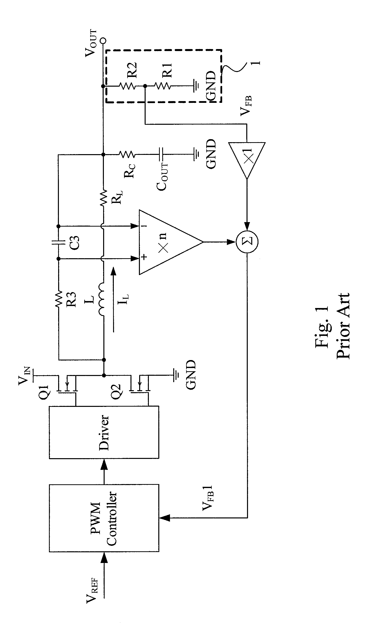 PWM controller and control method for a DC-DC voltage converter