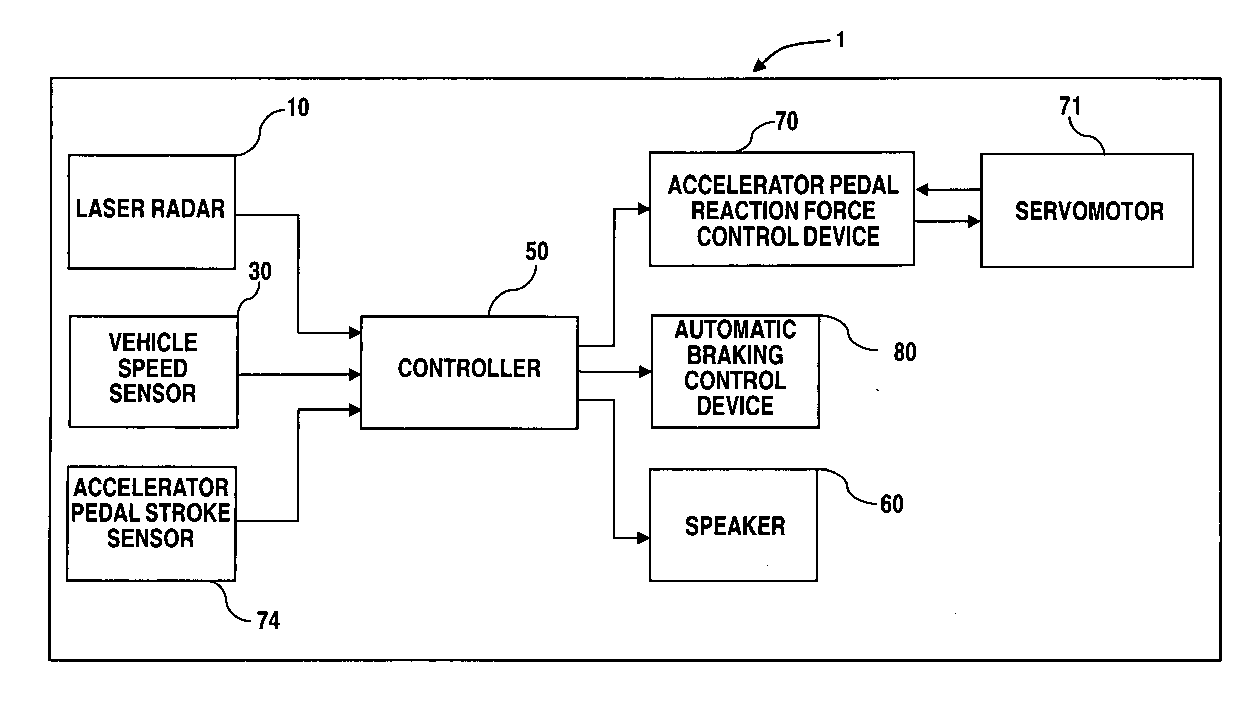 Vehicle driving assist system