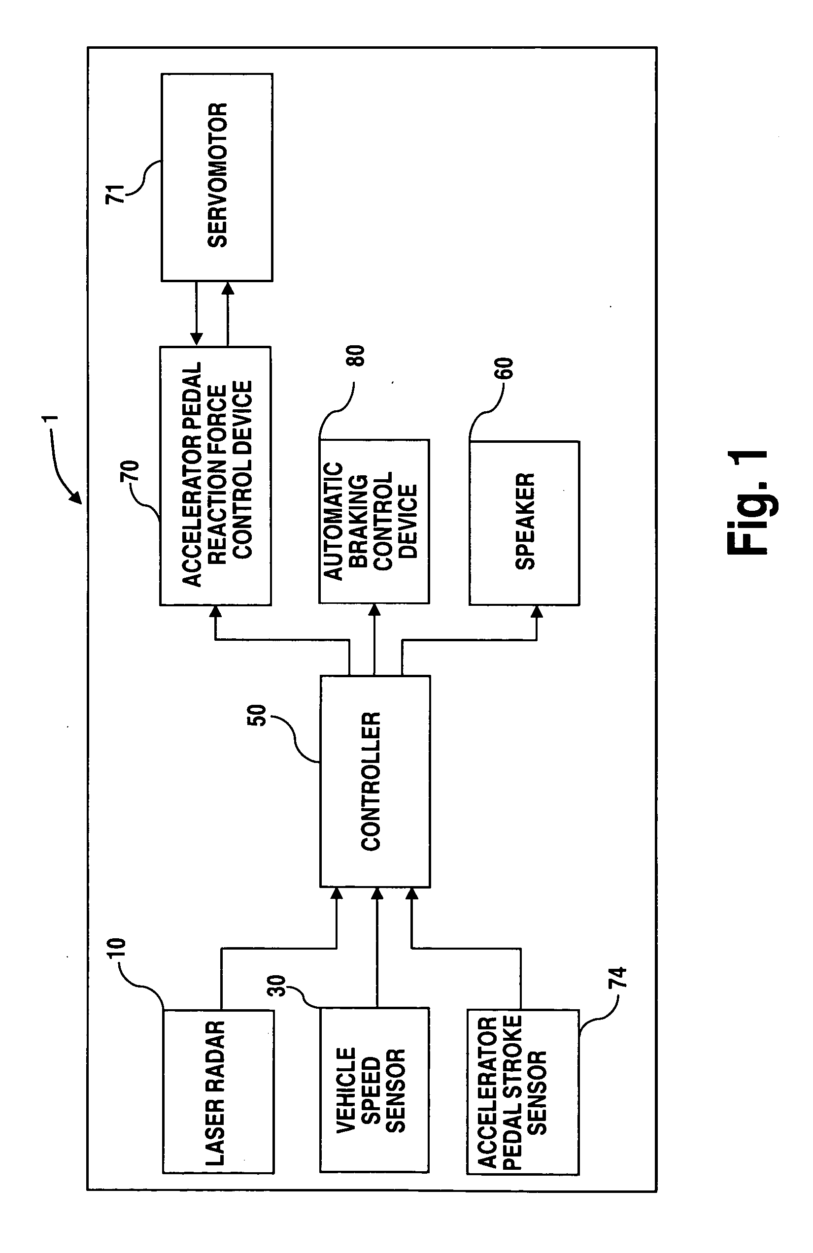 Vehicle driving assist system