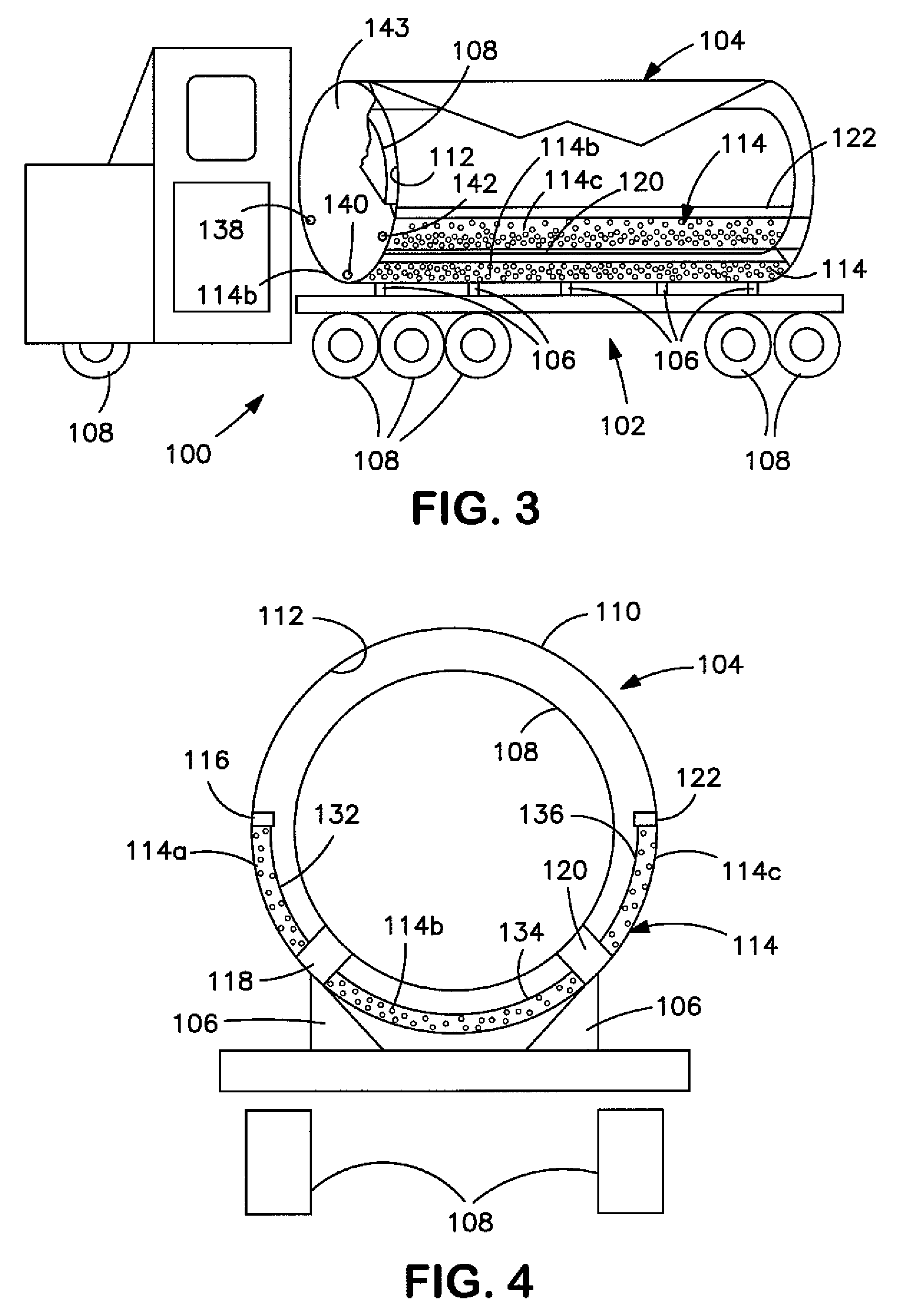 Cryogenic liquid tank and method