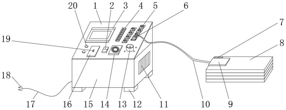 Temperature control terminal based on portability