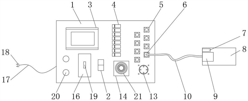 Temperature control terminal based on portability