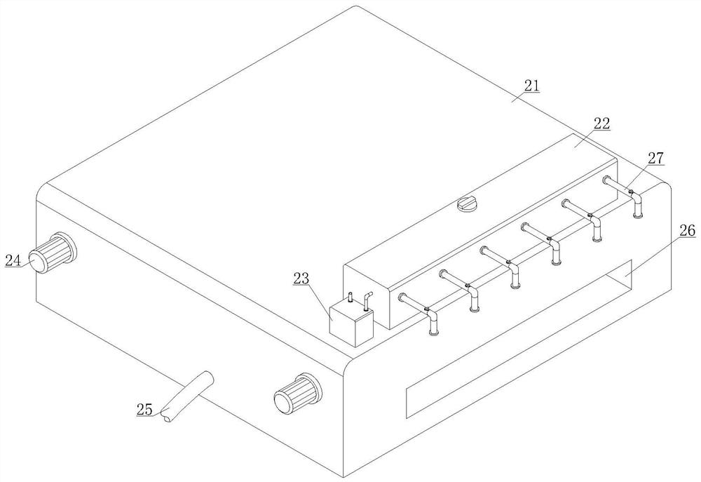 Movable gluing and drying device for aluminum substrate production