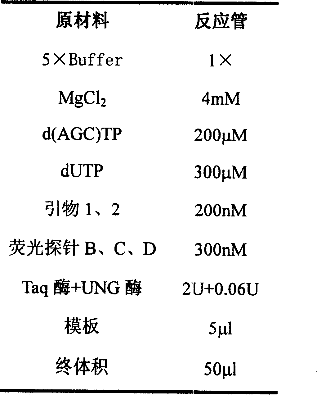 HBV DNA gene parting fluorescence PCR multicenter detecting method and kit thereof