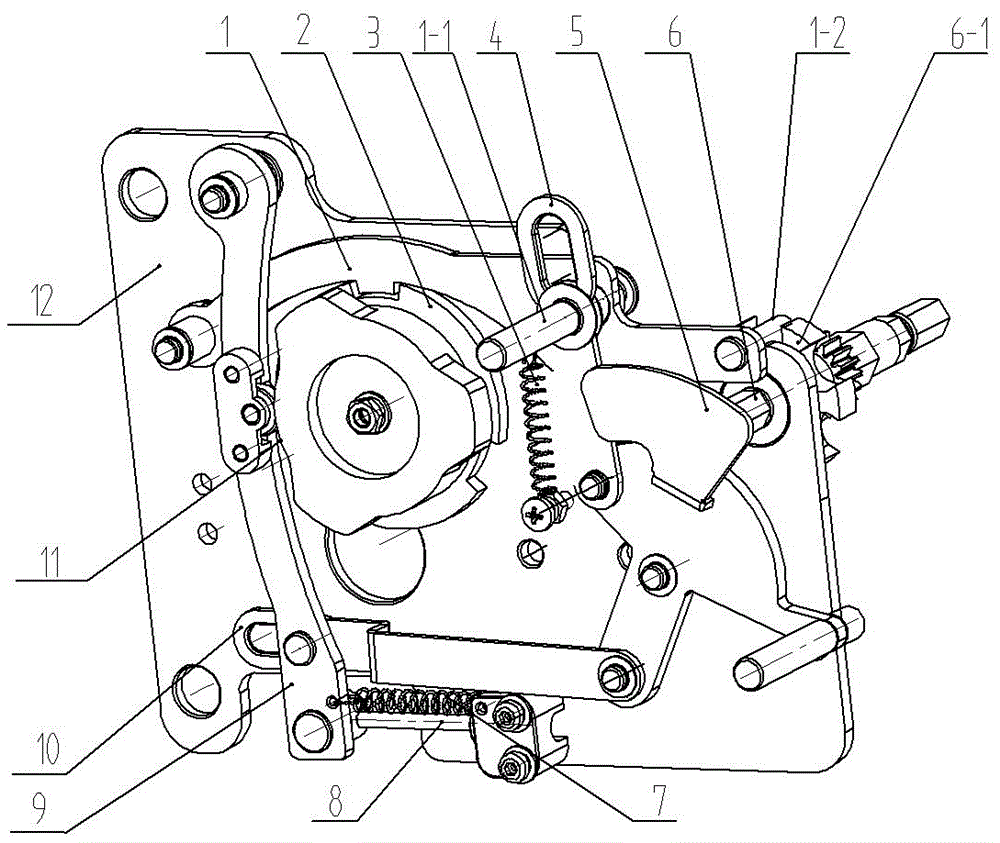 Three-position switch-circuit breaker device and interlocking device thereof