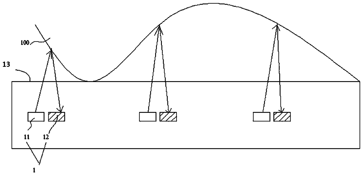 Fingerprint identification structure and display panel