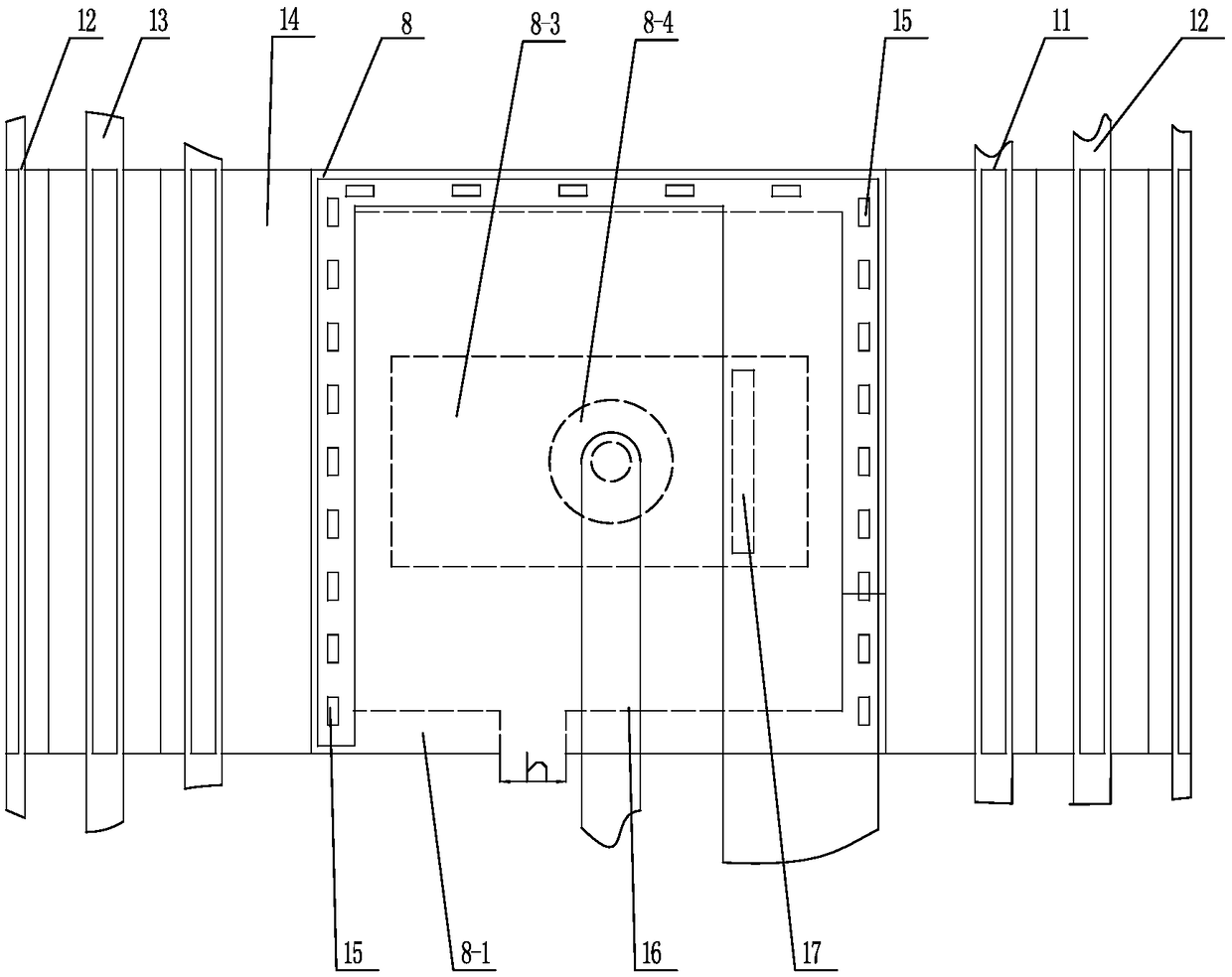 Temperature sensing diode structure integrated on transistor and its preparation method