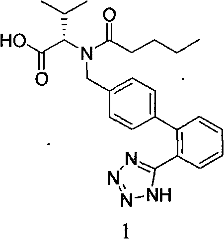 Improved preparation method of valsartan