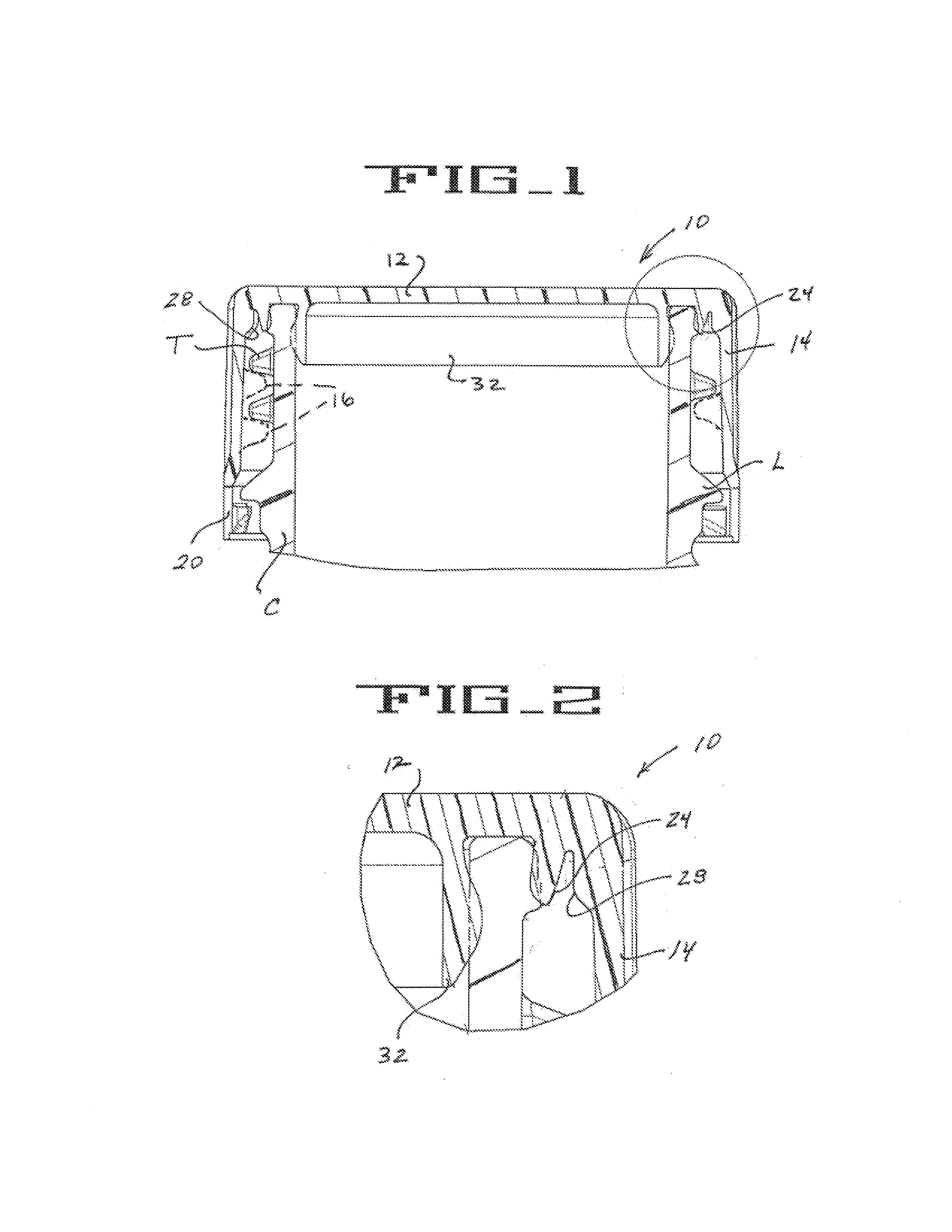 Linerless closure