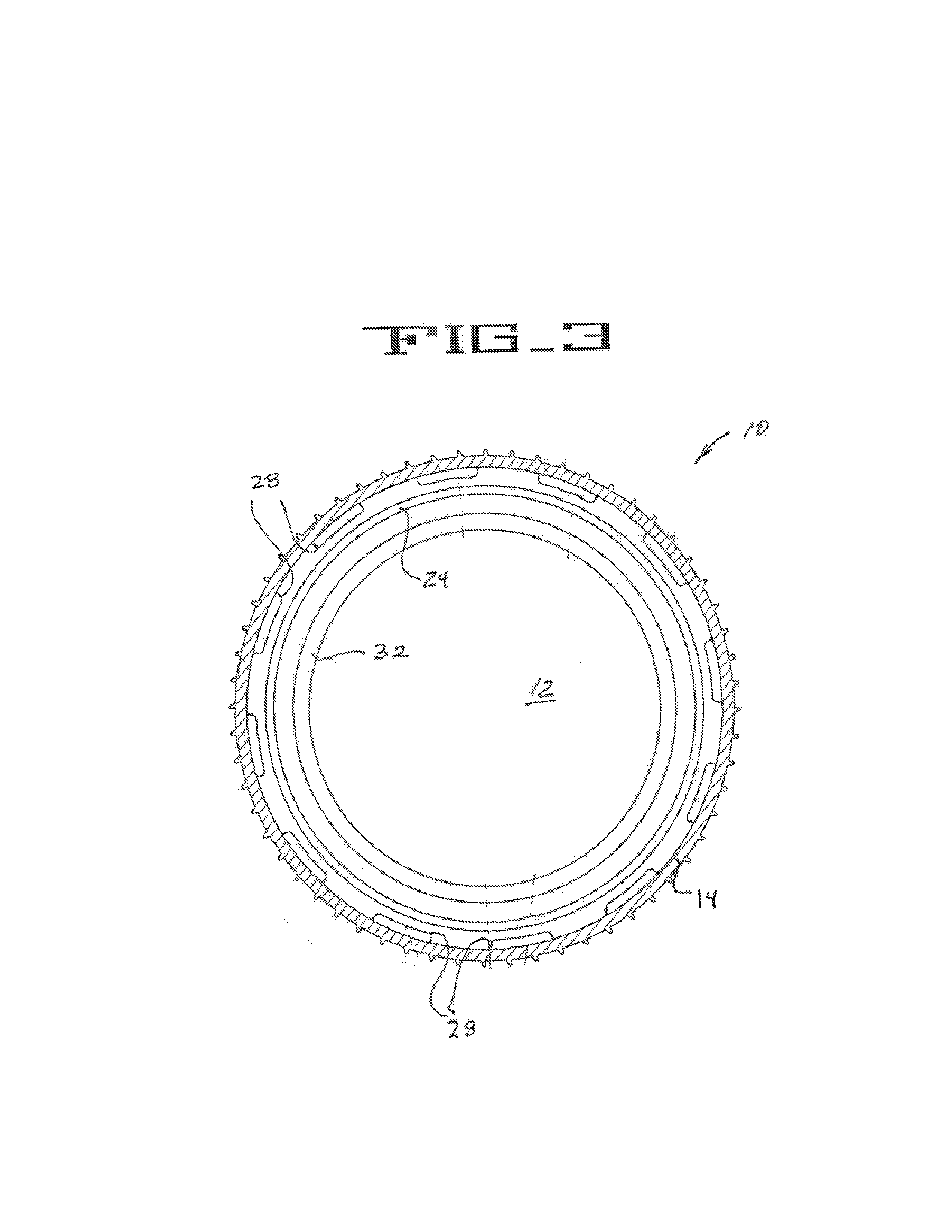 Linerless closure