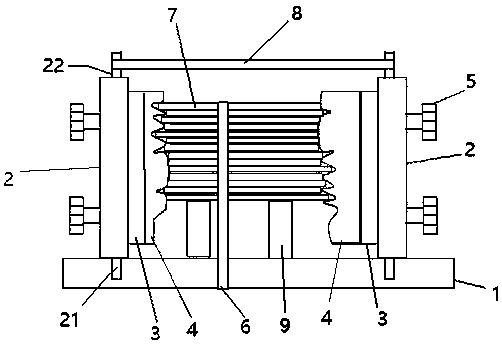 Damage protective device and method used for aluminum alloy board transportation