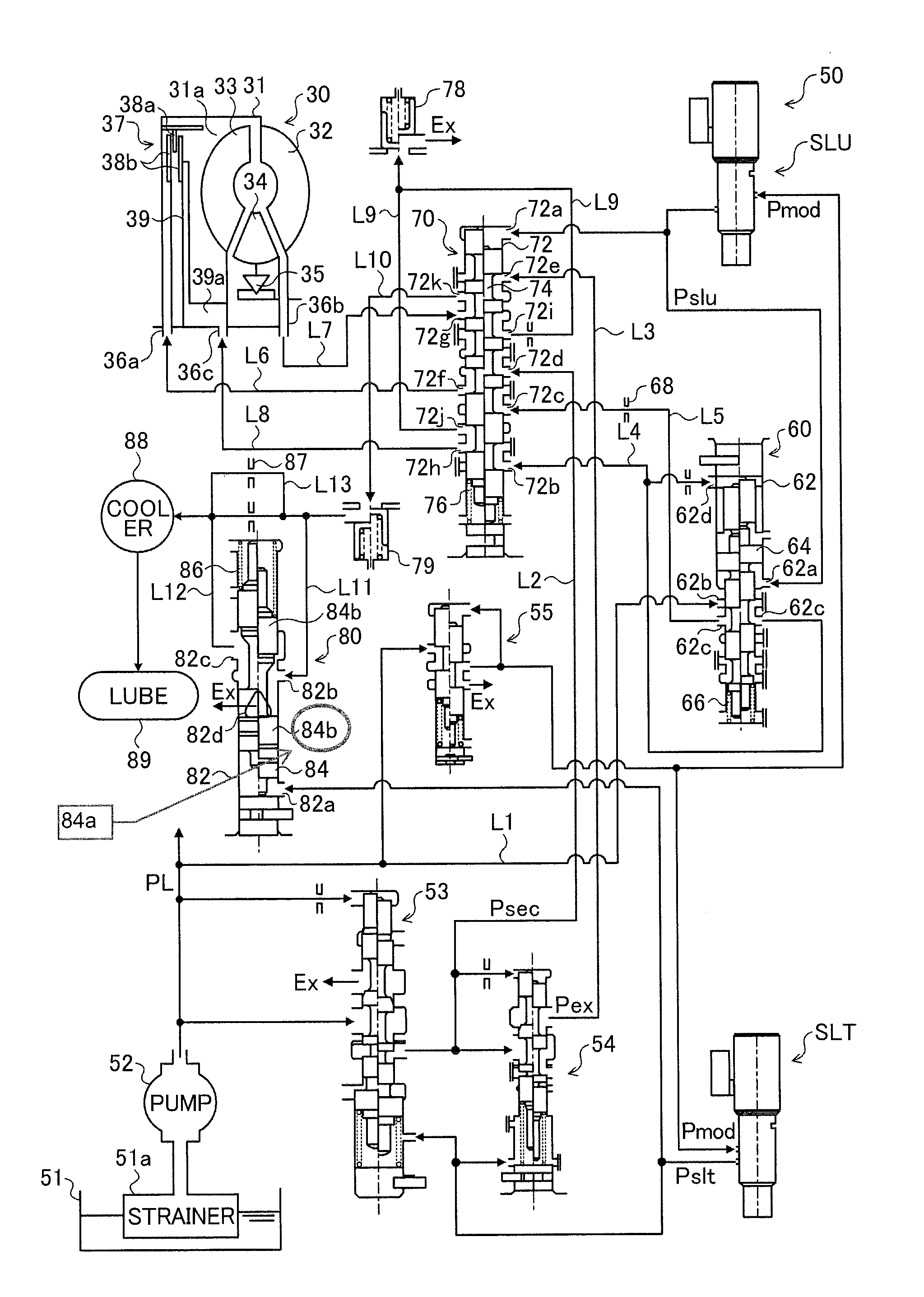 Spool valve and lubricating oil supply device