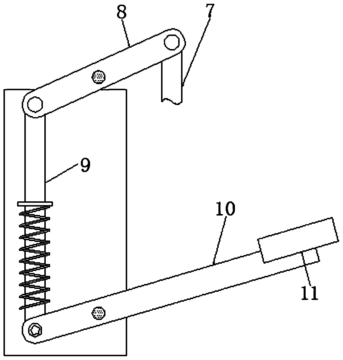 Intelligent cutting device for quantitative cutting based on reciprocating motion