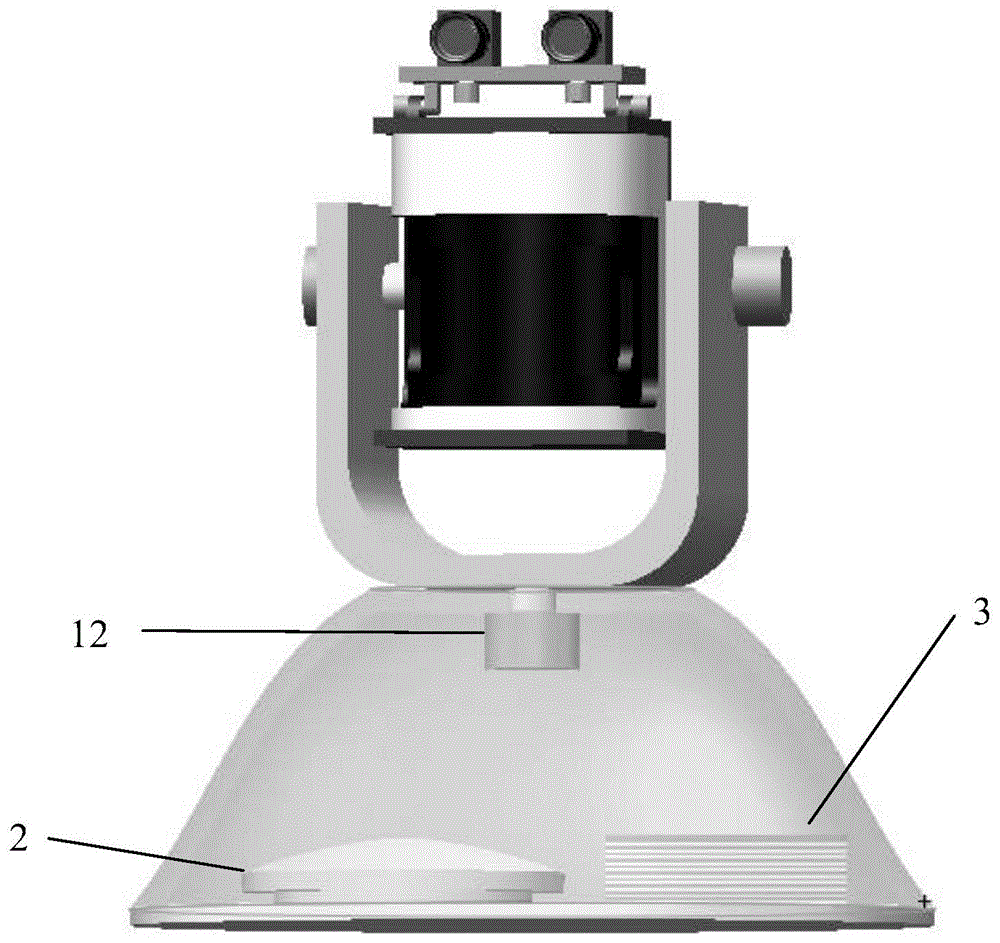 Integrated unmanned motion platform environment understanding system and work method thereof