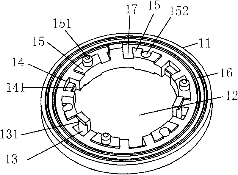 Plate type ultrafiltration membrane locking assembly