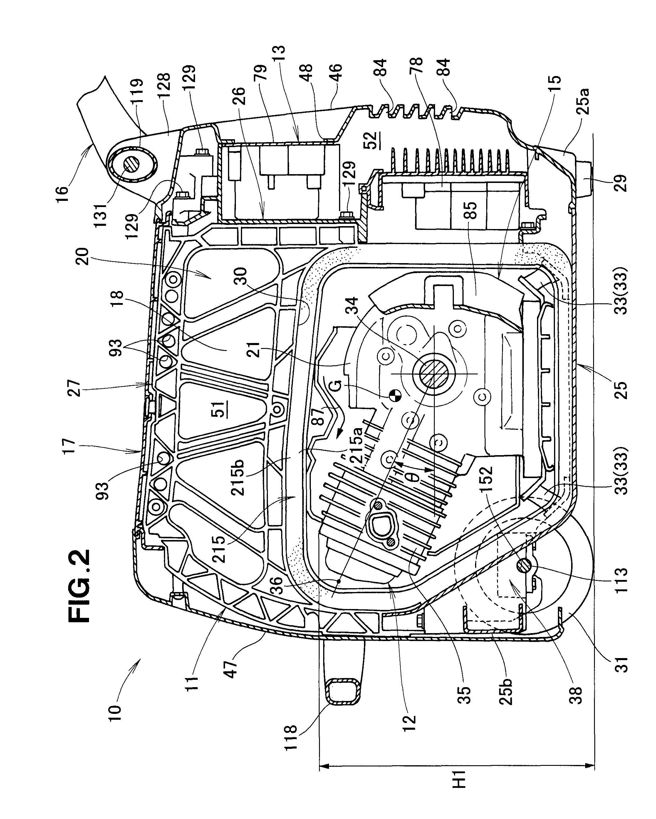 Engine-driven power generator apparatus