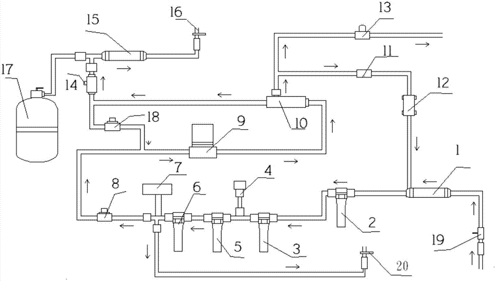 Intelligent water-saving system of RO (reverse osmosis) machine