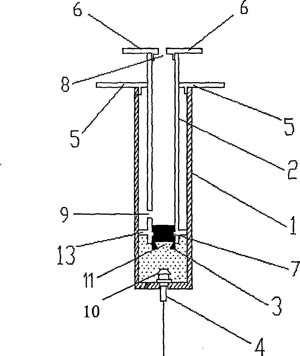 Disposable safety self-breaking injector