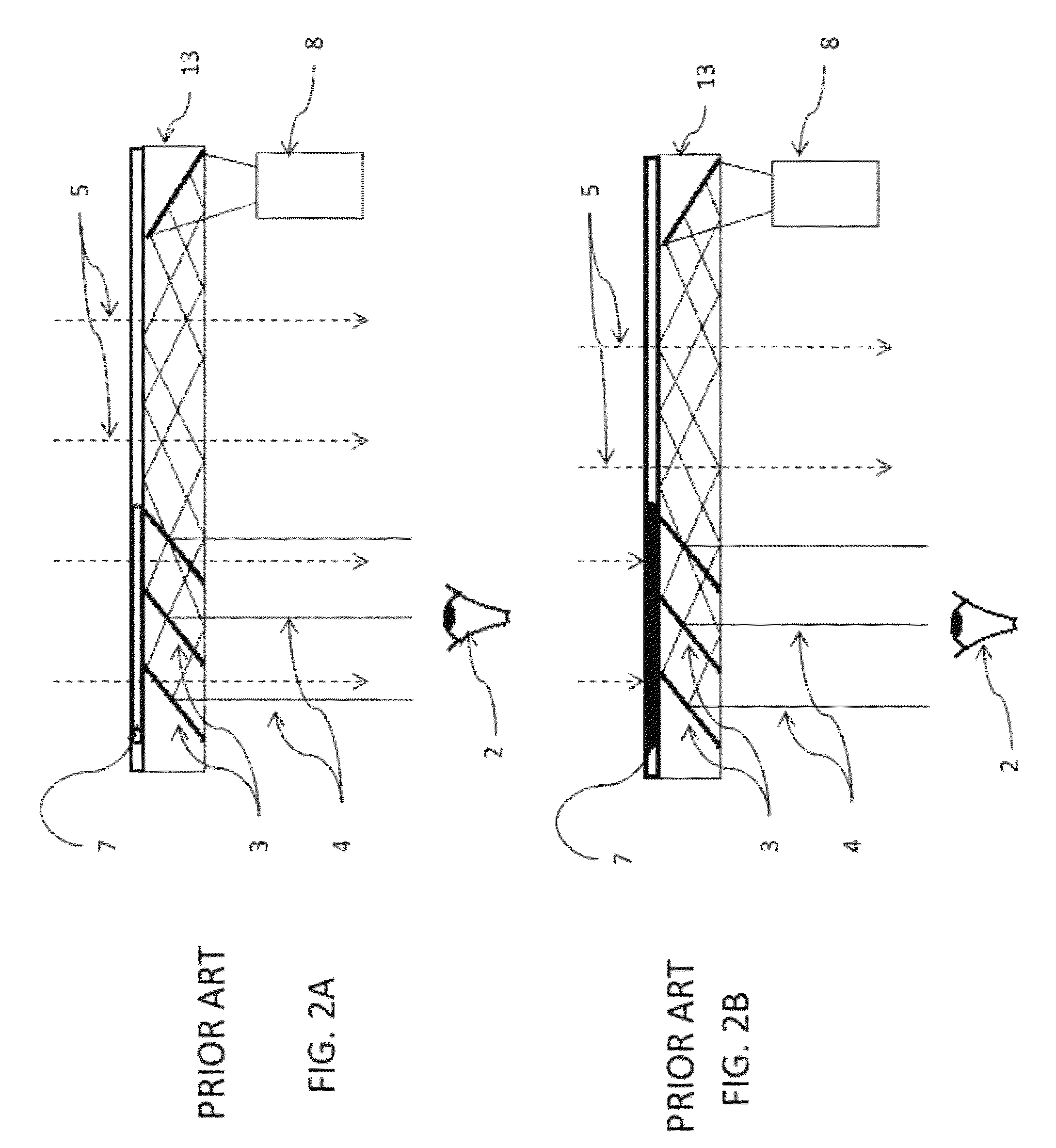 Switchable head-mounted display