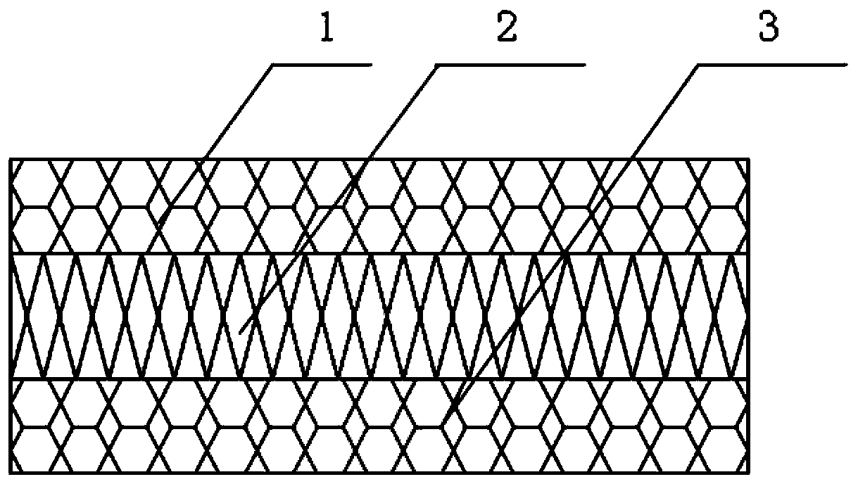 Anti-hooking polyester-ammonia air layer fabric