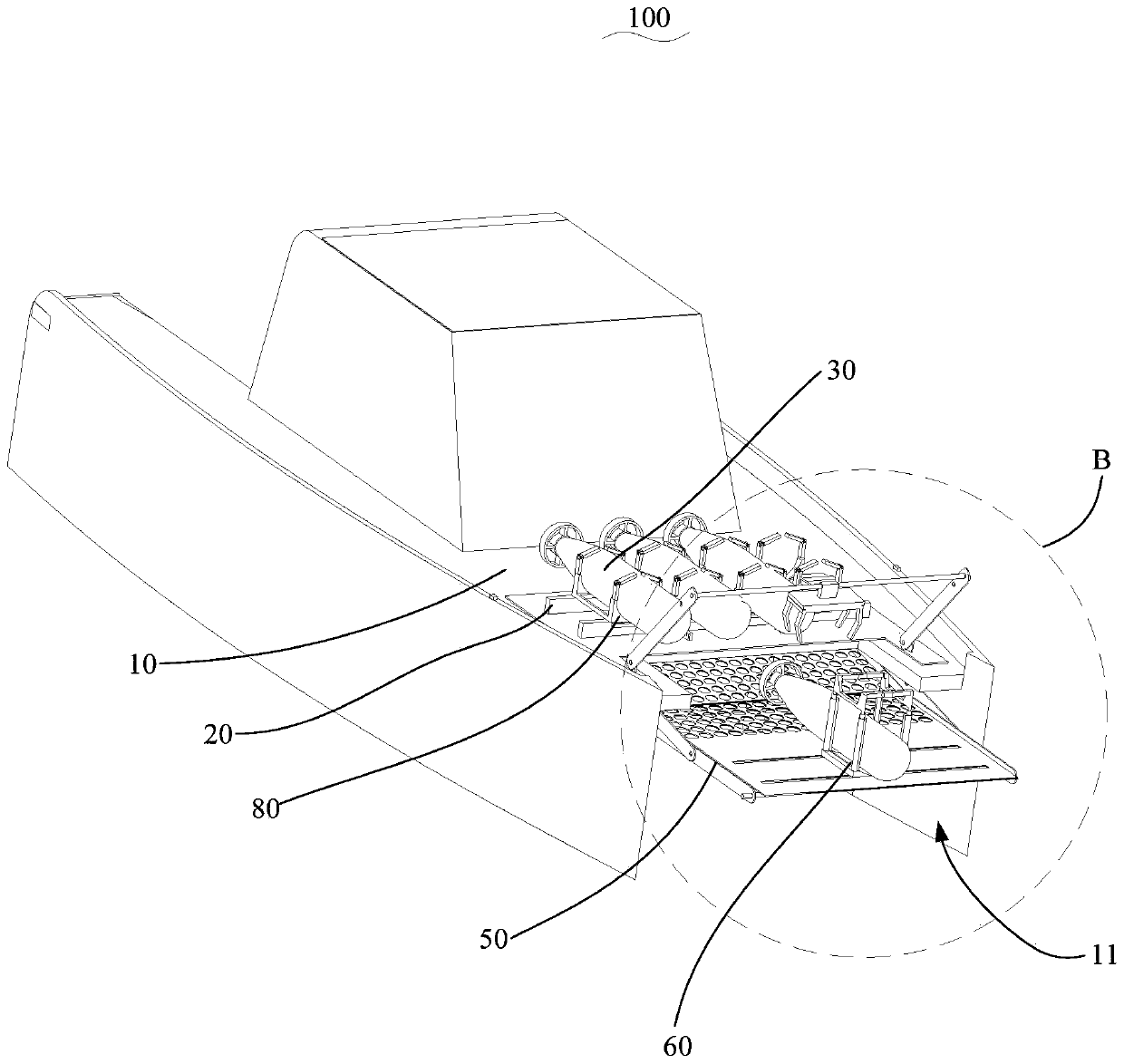 AUV cluster water surface recovery device