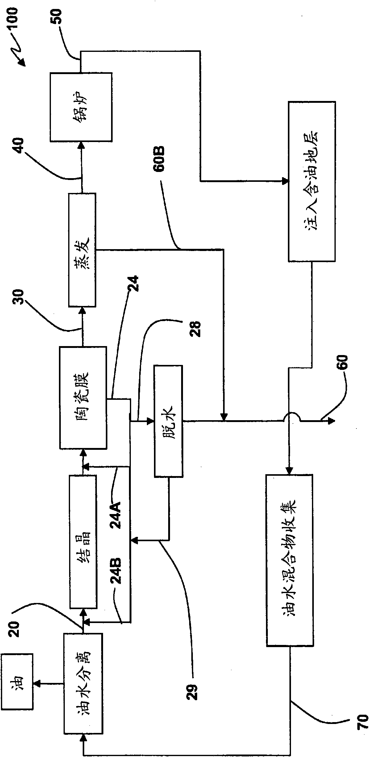 Process for recovering heavy oil utilizing one or more membranes