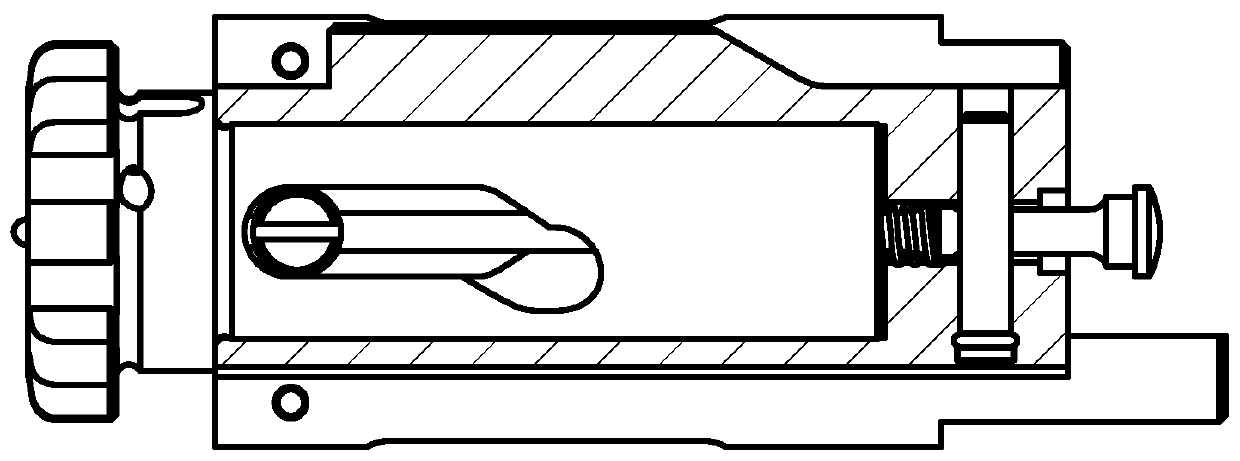 Spiral guide machine head body structure