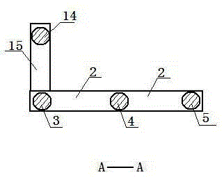 Wedge-shaped plug L-shaped pile forming machine