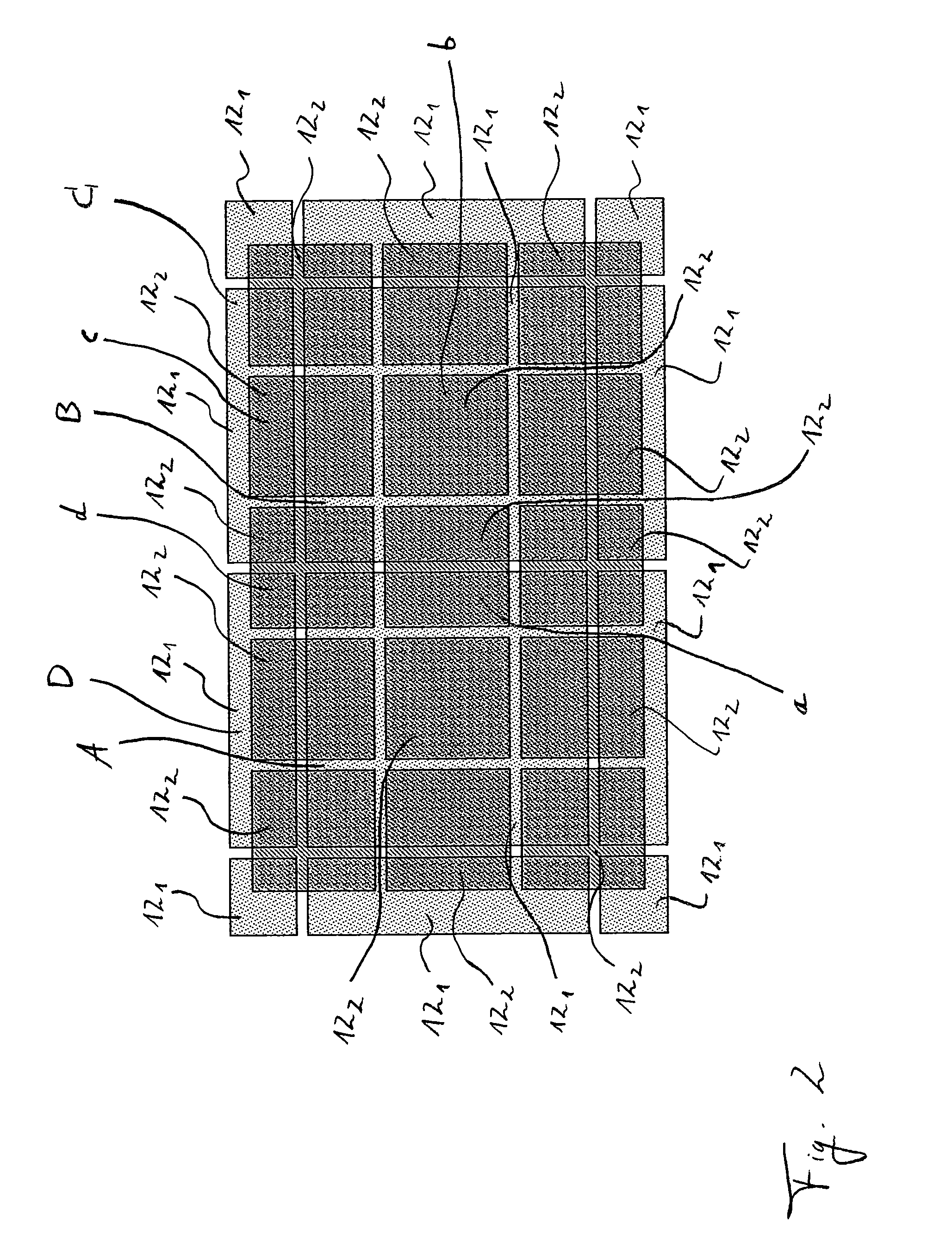 Capacitive spreading readout board