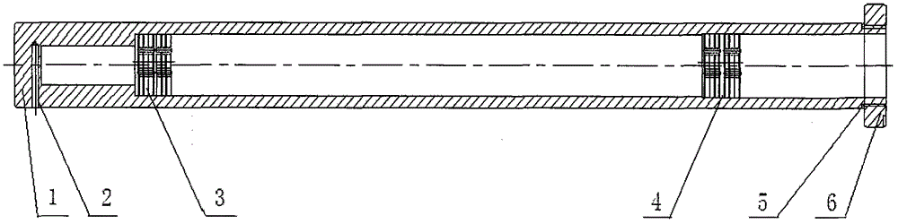 Protective tube for detecting high-temperature tungsten-rhenium thermocouple