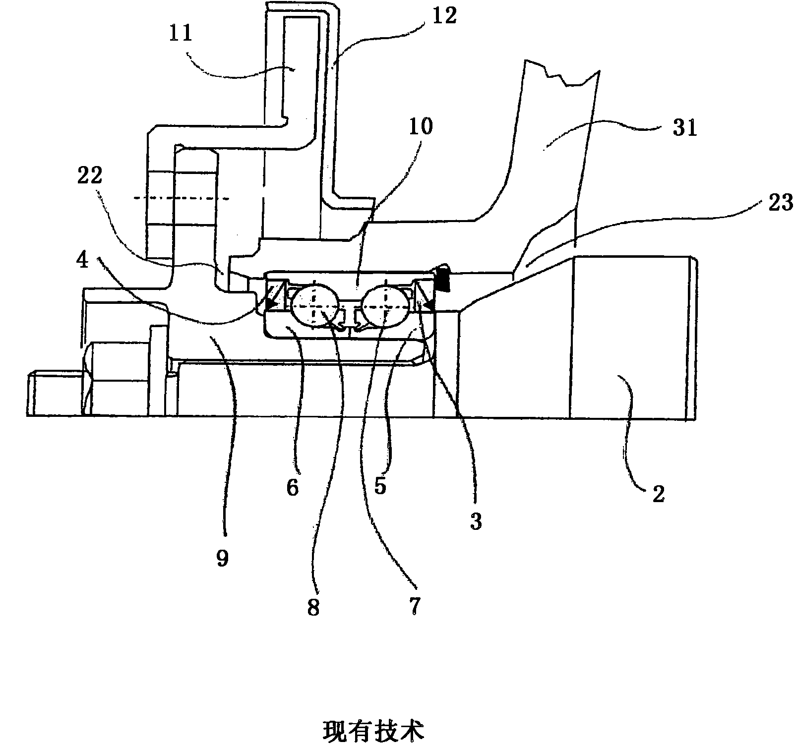 Steering knuckle with pre-sealing