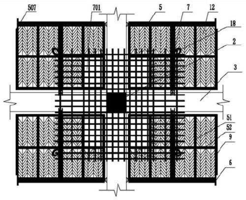 An Assembled Cavity Floor Slab for Forced Island