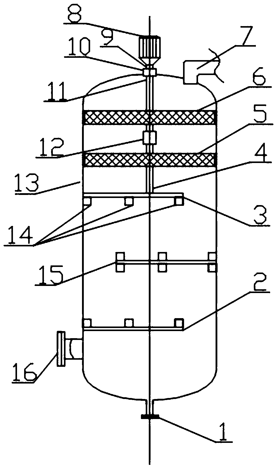 Rotational alternative ultrasonic defoaming device