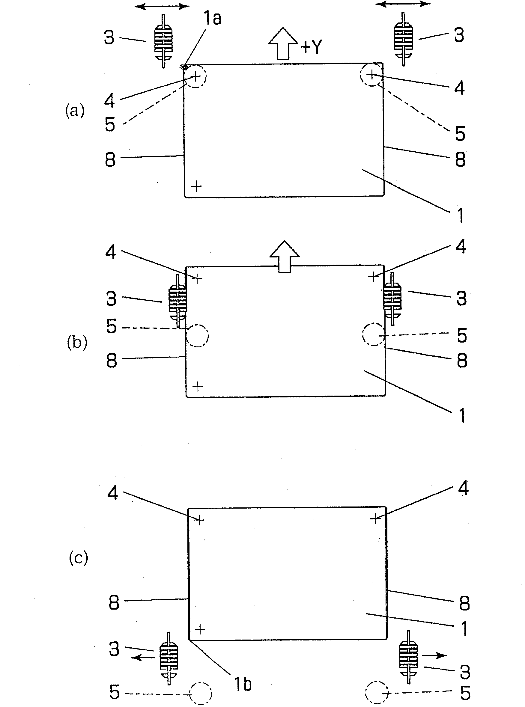 Methods of measuring and compensating cutting size on chamfering machine of sheet material