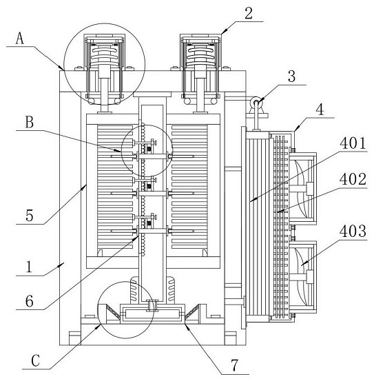 A high-voltage and low-voltage transformer with high safety protection