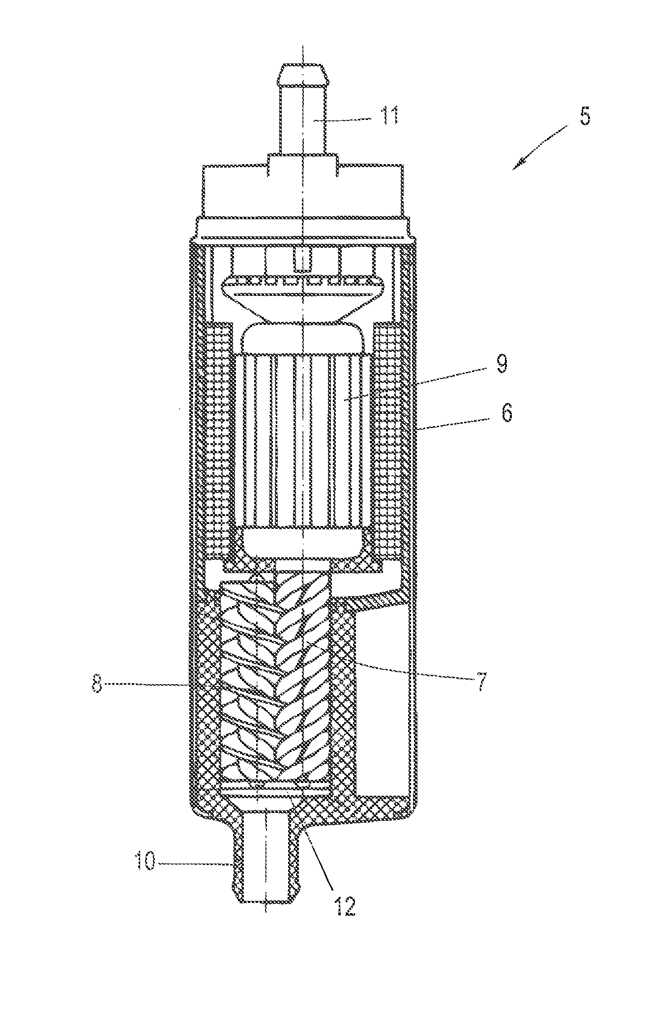 Screw spindle pump